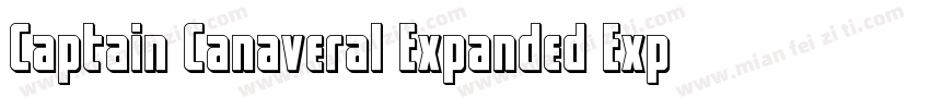 Captain Canaveral Expanded Expanded字体转换